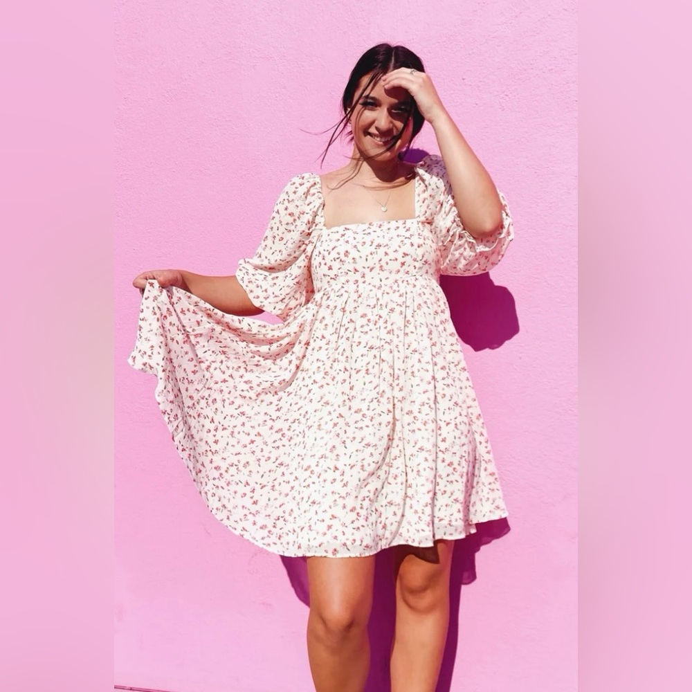 Chloe Floral Babydoll Dress